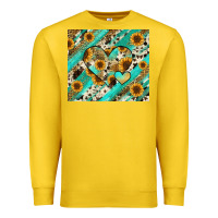 Lemon leopard sunflower hearts Premium Sweatshirt - RanaPortraitStore