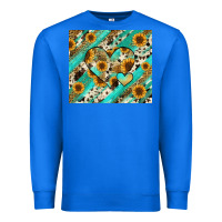 True Royal leopard sunflower hearts Premium Sweatshirt - RanaPortraitStore
