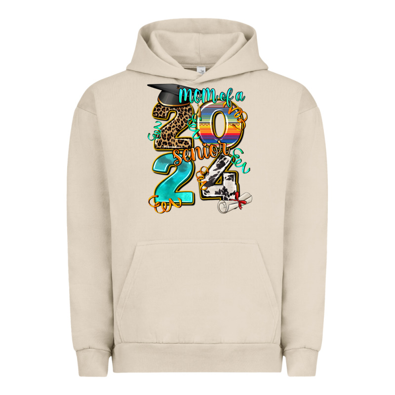 2024 Graduate Leopard Urban Hoodie by AdoDesignShop | Teevron