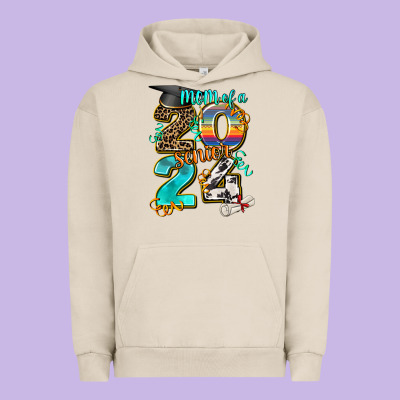 2024 Graduate Leopard Urban Hoodie Designed By Adodesignshop