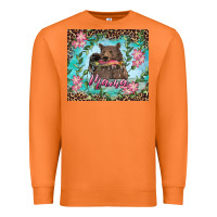 Carrot mama bear haunting fish floral Premium Sweatshirt - RanaPortraitStore