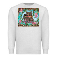 Oatmeal Heather mama bear haunting fish floral Premium Sweatshirt - RanaPortraitStore