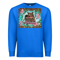 True Royal mama bear haunting fish floral Premium Sweatshirt - RanaPortraitStore
