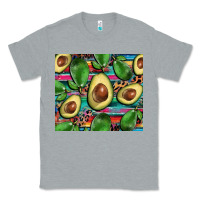 Heather Grey avacado Classic Tee - BarkalooDesign