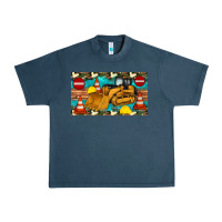 Midnight Navy bulldozer sippy Urban Heavy Tee - Artiststas