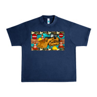 Navy bulldozer sippy Urban Heavy Tee - Artiststas