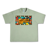 Oil Green bulldozer sippy Urban Heavy Tee - Artiststas