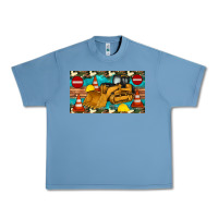 Pebble Blue bulldozer sippy Urban Heavy Tee - Artiststas