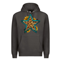 Smoke western leopard star Premium Hoodie - HRA Design Shop