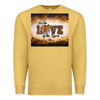 Antique Gold love of the tigers Premium Sweatshirt - RanaPortraitStore