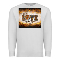 Dove Grey love of the tigers Premium Sweatshirt - RanaPortraitStore