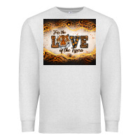 Oatmeal Heather love of the tigers Premium Sweatshirt - RanaPortraitStore