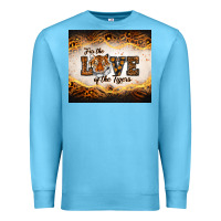 Ocean Blue love of the tigers Premium Sweatshirt - RanaPortraitStore