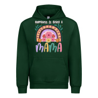 Forest Green happiness is being a mama Urban Hoodie - JahusDesignShop