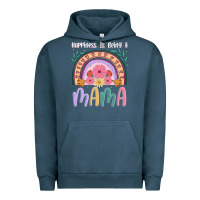 Pigment Midnight Navy happiness is being a mama Urban Hoodie - JahusDesignShop