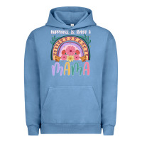 Pigment Pebble Blue happiness is being a mama Urban Hoodie - JahusDesignShop