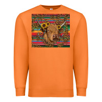 Carrot serape leopard turquoise sunflowers cow Premium Sweatshirt - RanaPortraitStore