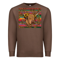 Chestnut serape leopard turquoise sunflowers cow Premium Sweatshirt - RanaPortraitStore