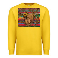 Lemon serape leopard turquoise sunflowers cow Premium Sweatshirt - RanaPortraitStore