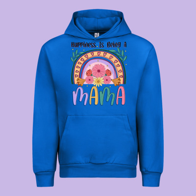 Happiness Is Being A Mama Urban Hoodie Designed By Jahusdesignshop