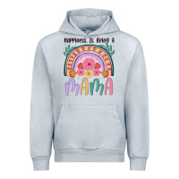 Heather Grey happiness is being a mama Urban Hoodie - JahusDesignShop