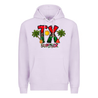 Lilac texas summer Premium Hoodie - CowhideDigitalArt