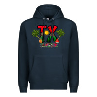 Navy texas summer Premium Hoodie - CowhideDigitalArt