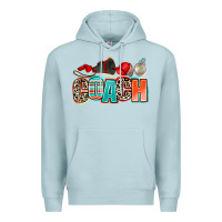 Blue Mist coach Premium Hoodie - AdoDesignShop