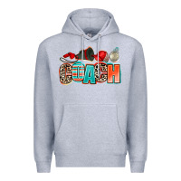 Heather Grey coach Premium Hoodie - AdoDesignShop