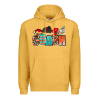Mustard coach Premium Hoodie - AdoDesignShop