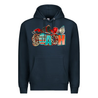 Navy coach Premium Hoodie - AdoDesignShop