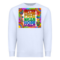 White pride lgbtq Premium Sweatshirt - RanaPortraitStore