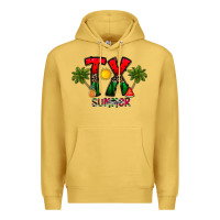Antique Gold texas summer Premium Hoodie - CowhideDigitalArt