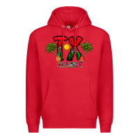 Red texas summer Premium Hoodie - CowhideDigitalArt