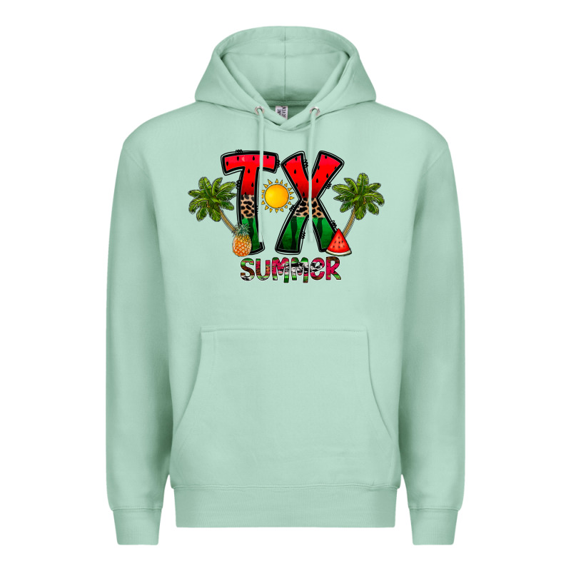 Texas Summer Premium Hoodie by CowhideDigitalArt | Teevron