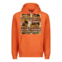 Carrot western hereford cattle seamless pattern Premium Hoodie - HRA Design Shop
