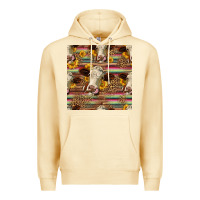 Pina Colada western hereford cattle seamless pattern Premium Hoodie - HRA Design Shop