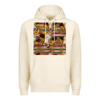 Tofu western hereford cattle seamless pattern Premium Hoodie - HRA Design Shop