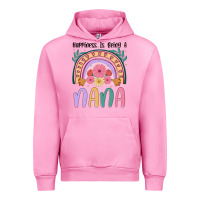 Fuchsia Pink happiness is being a nana Urban Hoodie - JahusDesignShop