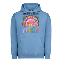 Pigment Pebble Blue happiness is being a nana Urban Hoodie - JahusDesignShop