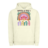 Pigment Pistachio happiness is being a nana Urban Hoodie - JahusDesignShop