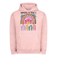 Pigment Salmon happiness is being a nana Urban Hoodie - JahusDesignShop