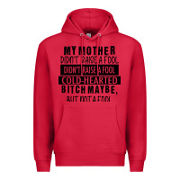 Cardinal my mother black Premium Hoodie - RacoonDesign