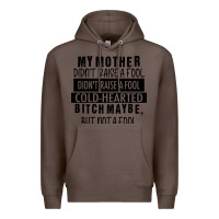 Coffee my mother black Premium Hoodie - RacoonDesign