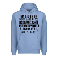 Colony Blue my mother black Premium Hoodie - RacoonDesign