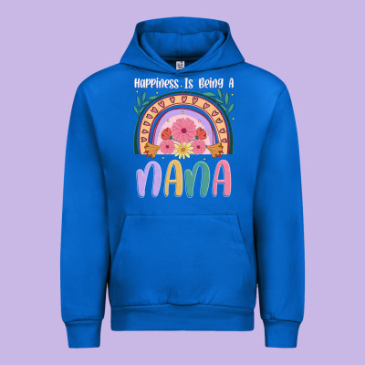 Happiness Is Being A Nana Urban Hoodie Designed By Jahusdesignshop