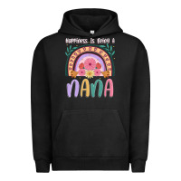 Pigment Black happiness is being a nana Urban Hoodie - JahusDesignShop