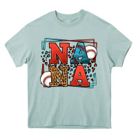 Arona Baseball nana leopard frame Heavy Core Tee - LillyAllenDesigns