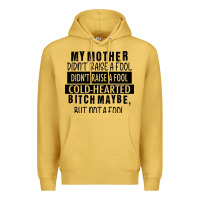 Antique Gold my mother black Premium Hoodie - RacoonDesign