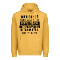 Mustard my mother black Premium Hoodie - RacoonDesign